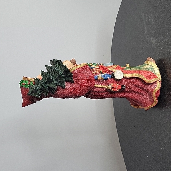 Musical Wind UP Santa Statue Figurine Home Decor Christmas - Picture 8 of 10